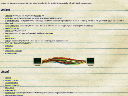 pages/links screenshot