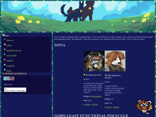 pages/myocs screenshot