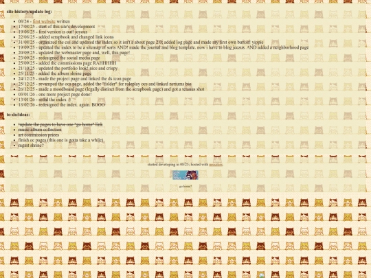 pages/sitehistory screenshot