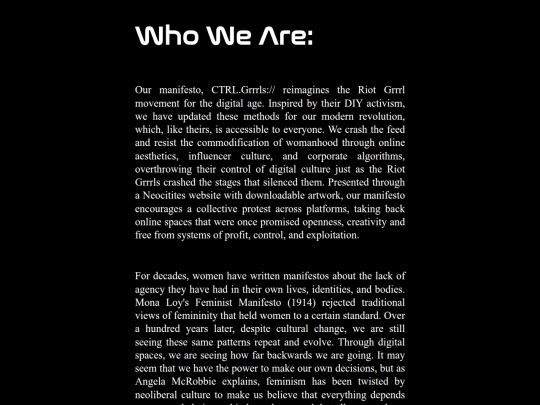 Rationale screenshot