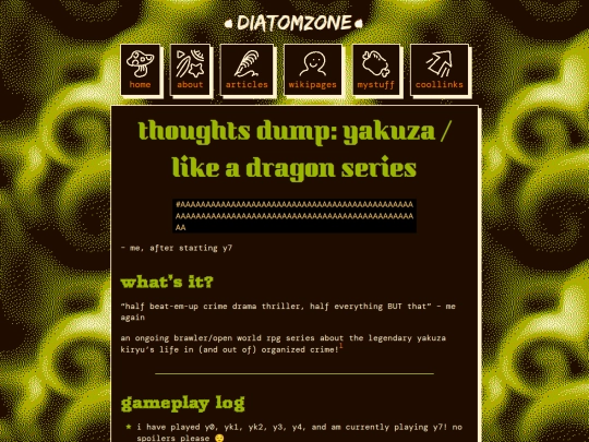 hiddenpagesdonotlook/thoughts-yakuza screenshot