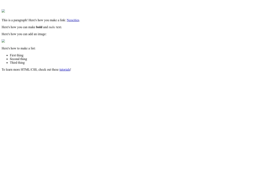 welcomehome-homepage screenshot