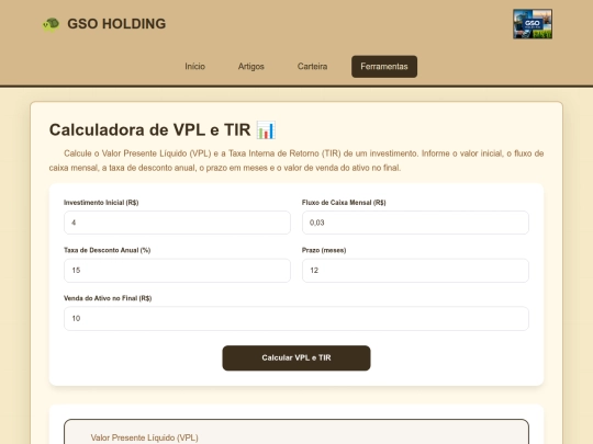 ferramentas/TIR_e_VPL screenshot