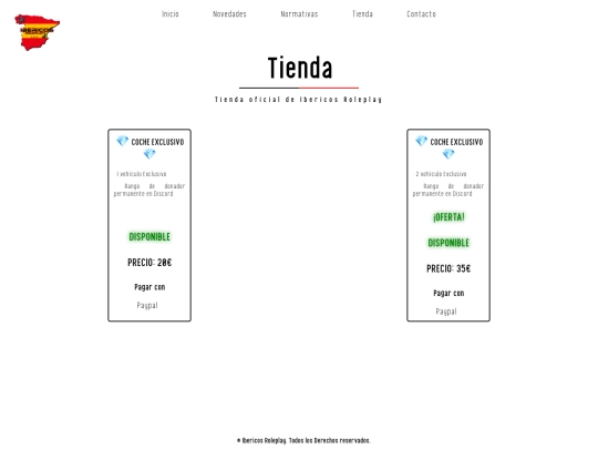 paginas/cocheexclusivo screenshot