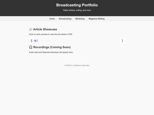 broadcasting screenshot