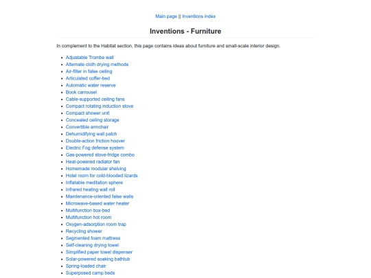 inventions/furniture/liste screenshot
