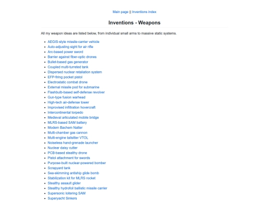 inventions/weapons/liste screenshot