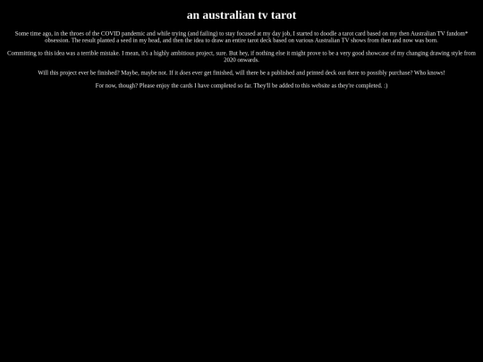 australiantvtarot screenshot