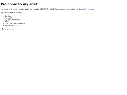 index screenshot