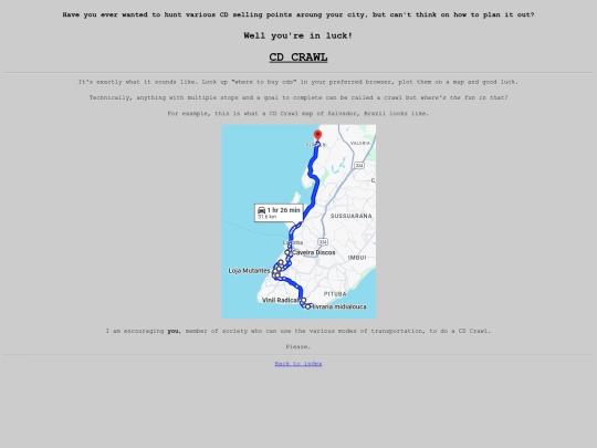 cdcrawl screenshot