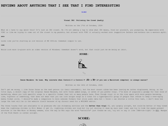 reviews screenshot