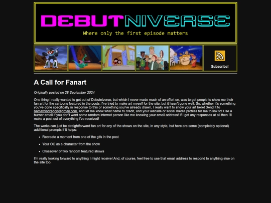 ACallForFanart screenshot