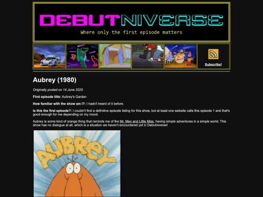 Aubrey screenshot