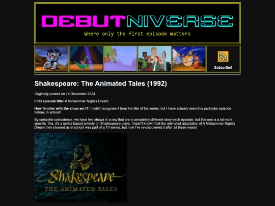 ShakespeareAnimated screenshot