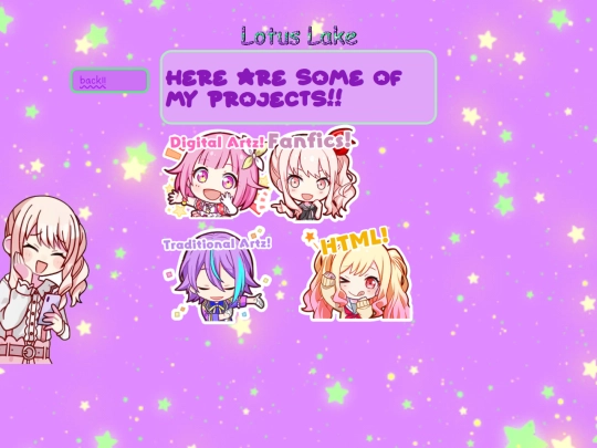 projects screenshot