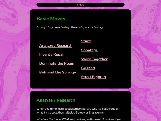 Pink Lagoon/MadScience/Moves screenshot