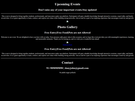 Event/emc screenshot