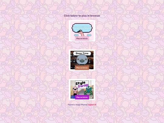Games screenshot