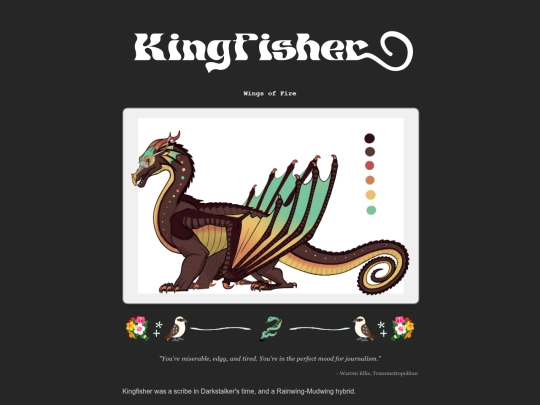 kingfisher screenshot