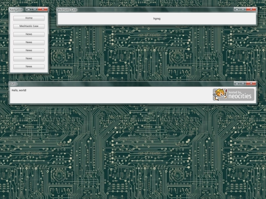 test screenshot