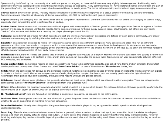 glossary screenshot