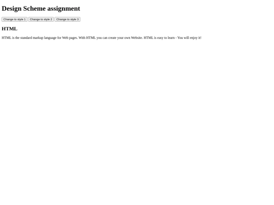 Design screenshot