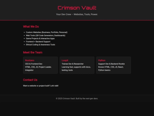 crimsonvault screenshot