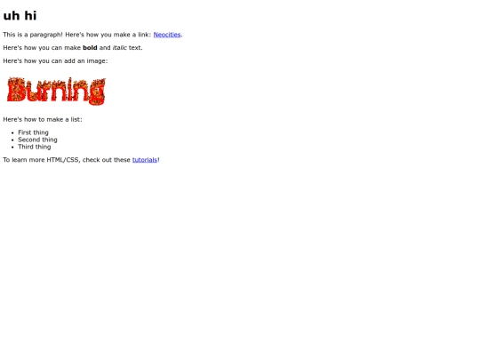 index screenshot