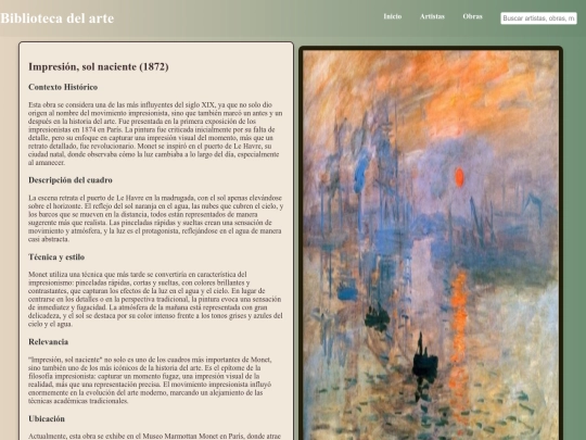 Claude Monet/Impresion sol naciente screenshot