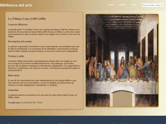 leonardo/La Última Cena screenshot