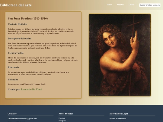 leonardo/San Juan Bautista screenshot