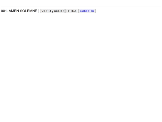 001. AMÉN SOLEMNE screenshot