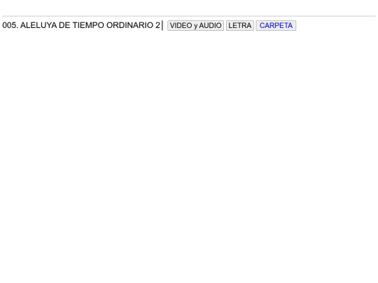 005. ALELUYA DE TIEMPO ORDINARIO 2 screenshot