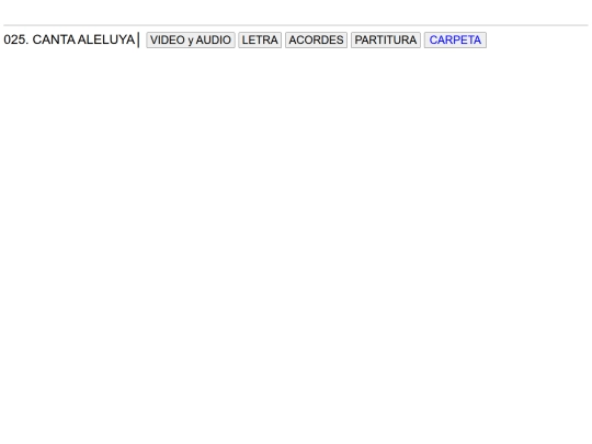 025. CANTA ALELUYA screenshot