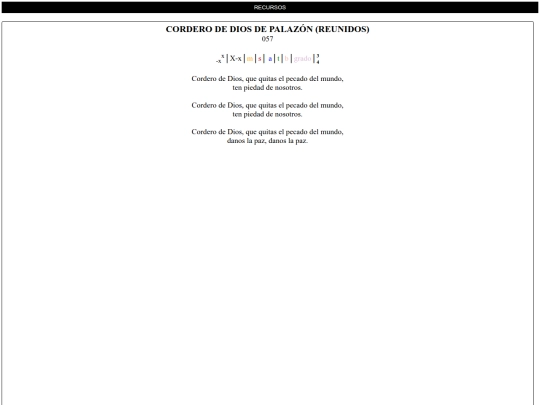 057. CORDERO DE DIOS DE PALAZÓN (REUNIDOS) screenshot