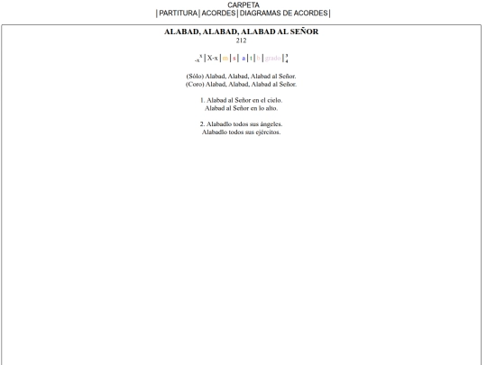 212. ALABAD, ALABAD, ALABAD AL SEÑOR screenshot