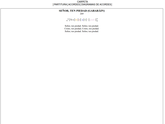 269. SEÑOR, TEN PIEDAD (GABARÁIN) screenshot