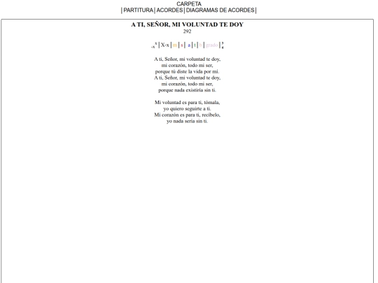 292. A TI, SEÑOR, MI VOLUNTAD TE DOY screenshot