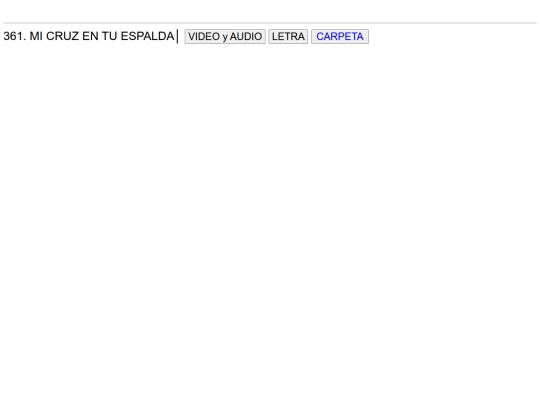 361. MI CRUZ EN TU ESPALDA screenshot