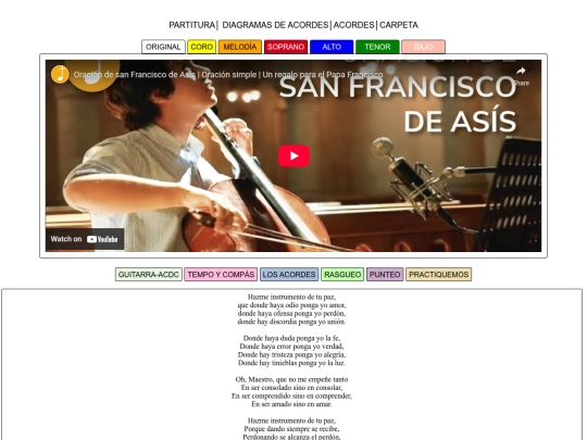 500. HAZME INSTRUMENTO DE TU PAZ (CANTO CATÓLICO) screenshot