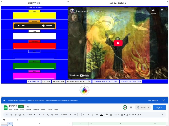 503. LAUDATO SI screenshot