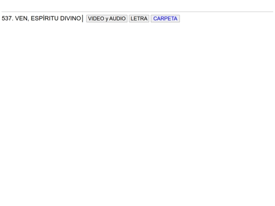 537. VEN, ESPÍRITU DIVINO screenshot