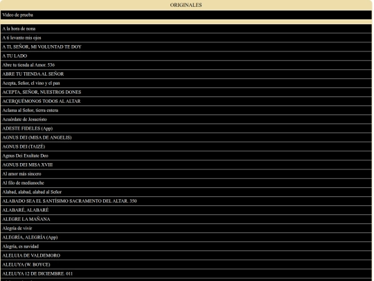 CUERDAS/ORIGINALES screenshot