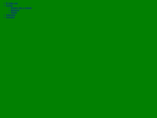 menu screenshot