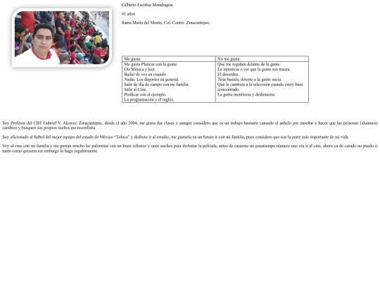 Gilberto Escobar Mondragón screenshot
