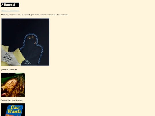 albums screenshot