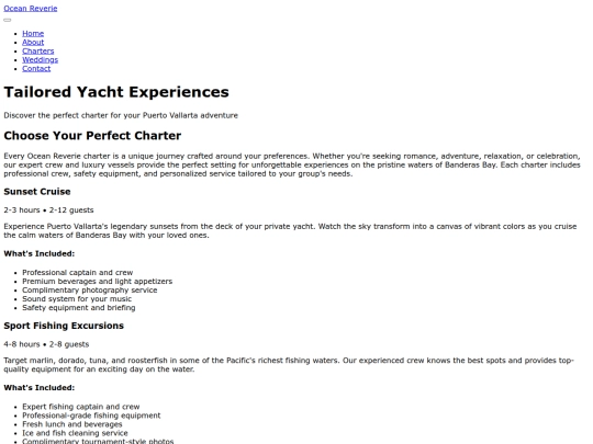 charters screenshot