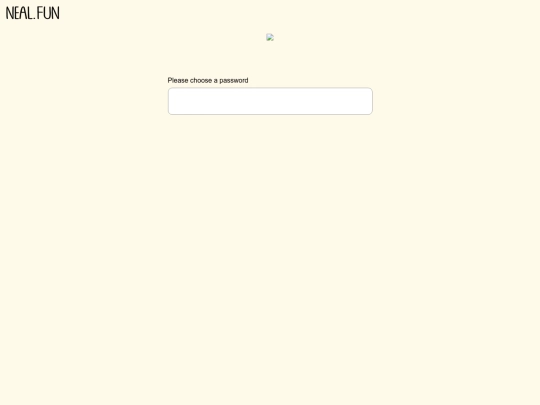 The Password Game screenshot