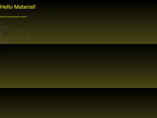 material screenshot