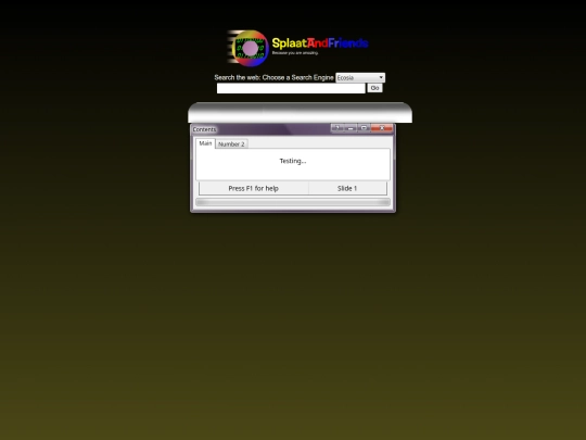 start screenshot